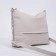 Cross-Bodi Bag on a zipper, beige color