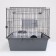 Cage for chinchillas "Pigger" No. 11, Folding, 80 x 50 x 46cm, gray