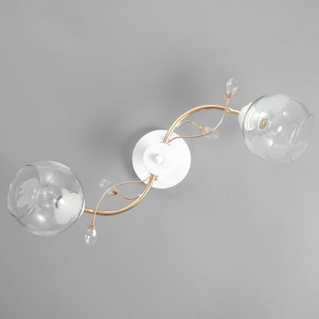 Jamma chandelier 2XE27 40W white-gold 55x26x25 cm Bayerlux-3