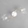 Jamma chandelier 2XE27 40W white-gold 55x26x25 cm Bayerlux