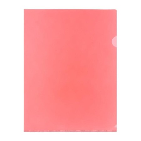 A4, 180 μm folder, calligrata, transparent, red