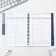 Planing with “landscape” separators, soft cover, A5 format, 50 sheets