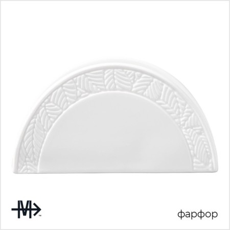 Porcelain napnage magistro Crotone, 13 × 3.8 × 7 cm, white color-1