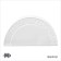 Porcelain napnage magistro Crotone, 13 × 3.8 × 7 cm, white color
