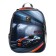 School backpack 38 x 30 x 16 cm, ergonomic back, stavia "car", gray