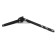 Kronstein to the washbasin of Santa "Jupiter" over the washing machine, side, right, black