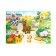 Puzzles for kids "Who lives where?", 4 in 1