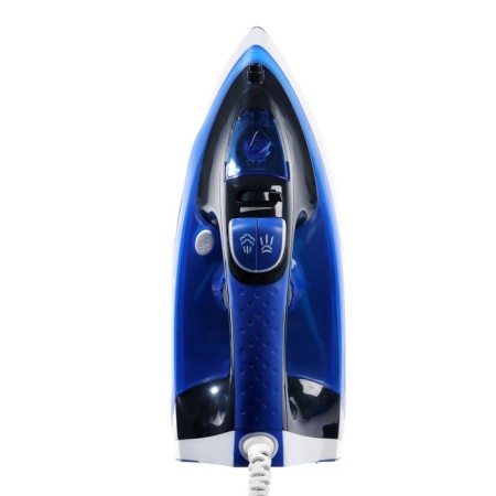 Iron Econ Eco-Bi2407, 2400 W, ceramic sole, 40 g/min, 300 ml, white and blue-1