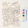 Set for creativity. Coloring with sparkles "winter"