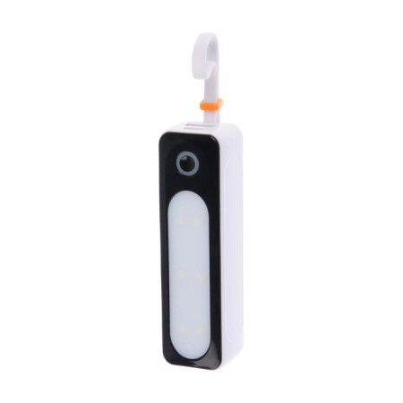 External battery DX151, 5000 mAh, USB, Type-C, Type-C cable, lantern, white-1
