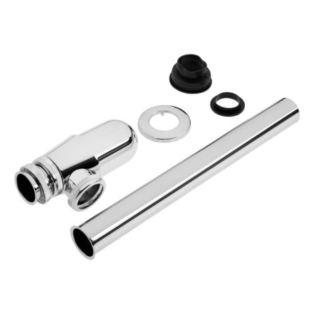 Siphon Zein, for washbasin, bottle, 1 1/4 "x 32 mm, zinc, chromium color-2