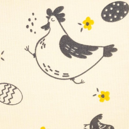 Easter tablecloth, shares of CHICKEN FARM 220x144 cm, 100% cotton, 164 g/m2-8
