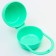 A container for storing and sterilizing children's nipples and dummy, green color
