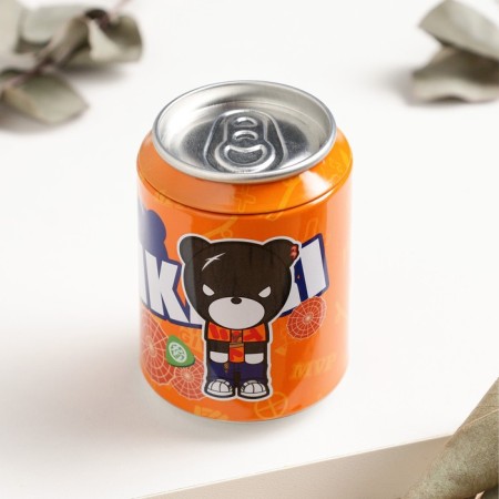 A jar of storage of mediators Orange 5.1 x 7.2 cm-1