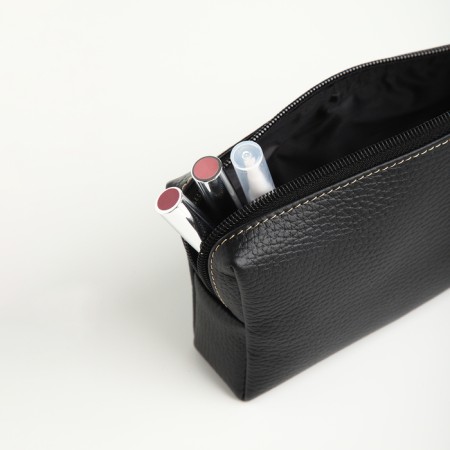 Lightning cosmetic bag, Textura, black color-7