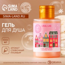 Shower gel, 100 ml, aroma of creamy seal, ural lab