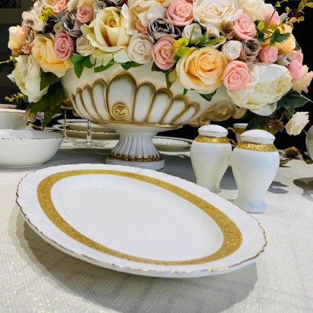Oval dish lenardi annabelle, length 30 cm-1
