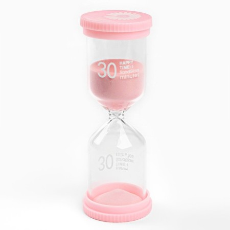 Happy Time Banding clock, 30 minutes, 4.4 x 12.6 cm, pink