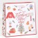 Laminated square Sweet Home, 30 x 30 x 12 cm, New Year