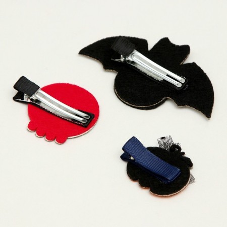 Carnival set "Stylish Witch": hat, cloak, hairpins 3 pcs.-15