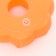 Brying Toy "Donut" for dogs, 8.5 cm, orange