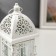 Summary metal, glass 1 candle "East. Calm" White 20.5x9.5x9.5 cm