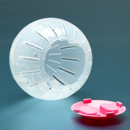 A ball for rodents, 12 cm, pink-1