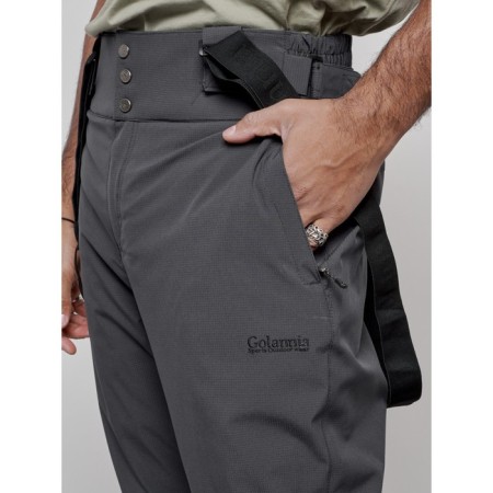 Semi-combinezone ski insulated male winter, size 48, dark gray color-9
