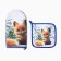 Set of kitchen. Ethel "Give Heat" mittens 15x28cm, 19x19cm segregation, 100%HL