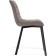 SHEET on a metal frame Chelsea Metal/velor, black/latte 50x60x80 cm