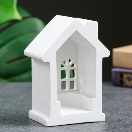Summary "House" White, 12x8.5x6cm-1