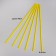 A tube for balls, flagpole and sugar, 41 cm, d = 6 mm, yellow color