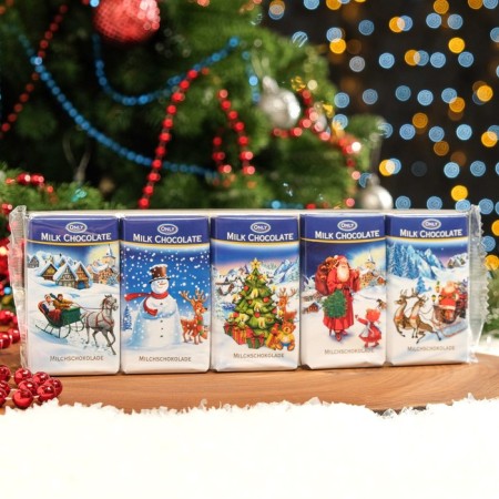 New Year's chocolate chocolate, 75 g 5x15 g