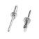 Rolls exhaust tundra krep, aluminum-old, 4 x 16 mm, in the package 500 pcs.