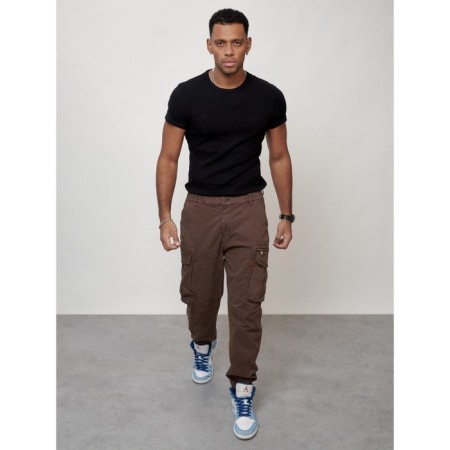 Cargo jeans men, size 44-46, brown color-10