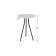 Table Journal Sly, 345x345x500, White Marble