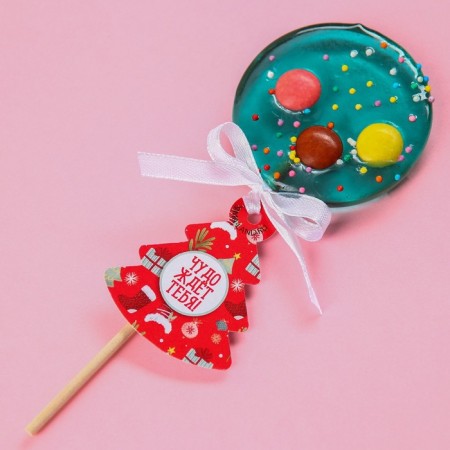 Lollows with sprinkling "Miracle is waiting for you!", 30 g.-1