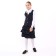 School suit for girls, dark blue color, height 134 cm