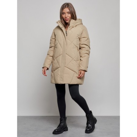 Winter jacket, size 56, light brown color-2