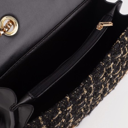 Bag Messenger on the valve, black color-2