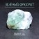 Stone, souvenir "green fluorite", 6x6x4 cm