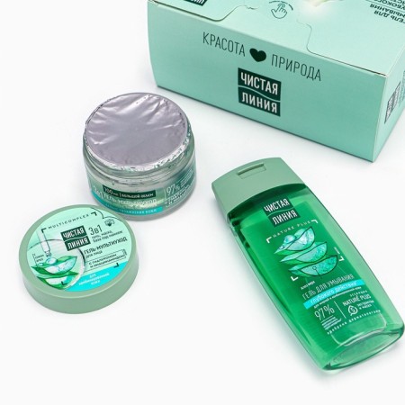 Gift set Pure Line "Daily Care": Washing gel + face gel Multicapa 108375-3