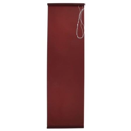 Rolled curtain 140 x 175 cm, Plain, dark brown color