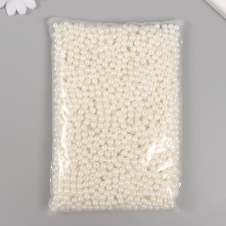Set of beads "Pearls" D 6 mm, 250 grams, milk-2