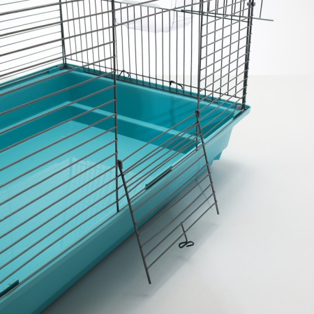 Birds Cage "Pigzon" No. 104-B, collapsible, 2 sections, 58 x 40 x 88 cm, turquoise-19