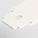 The end fan for the built-in track system Technical TRA004EC-22W, 4.5x0.2x7.5 cm, white color