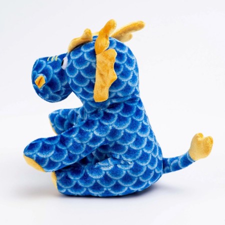 Soft toy "Dragon", 16 cm, blue color-2