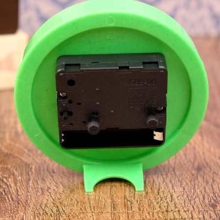 Clock - desktop an alarm clock, discrete move, 9 x 9 cm-8