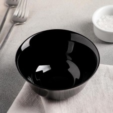 Salad glass -ceramic Carine noir uni, 300 ml, d = 12 cm, black color