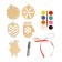 Set for creativity "Christmas toys. Do it yourself. ”5 pcs.